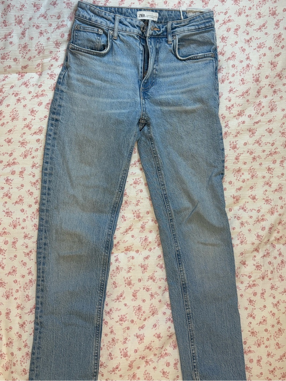 ZARA Light Wash Skinny Jeans for Women